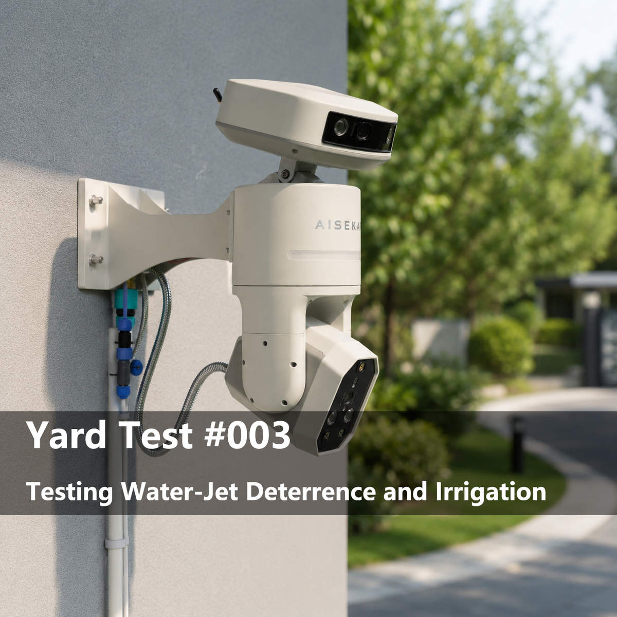 AISEKAR prototype water-jet deterrence and irrigation test
