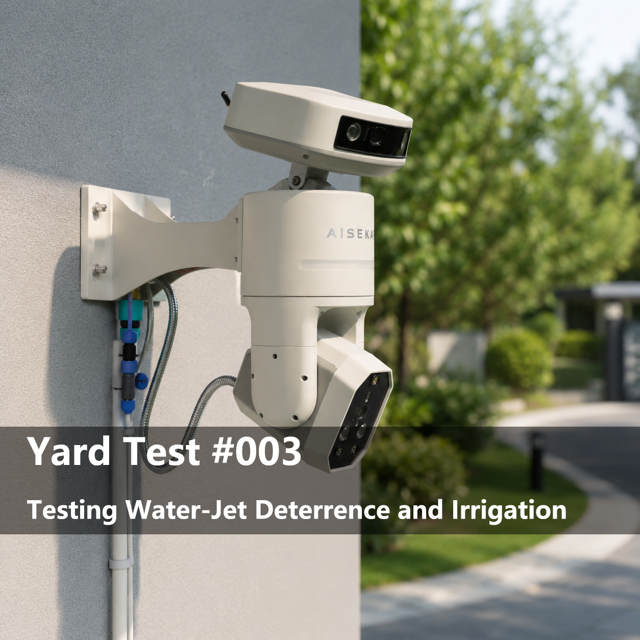 AISEKAR prototype water-jet deterrence and irrigation test